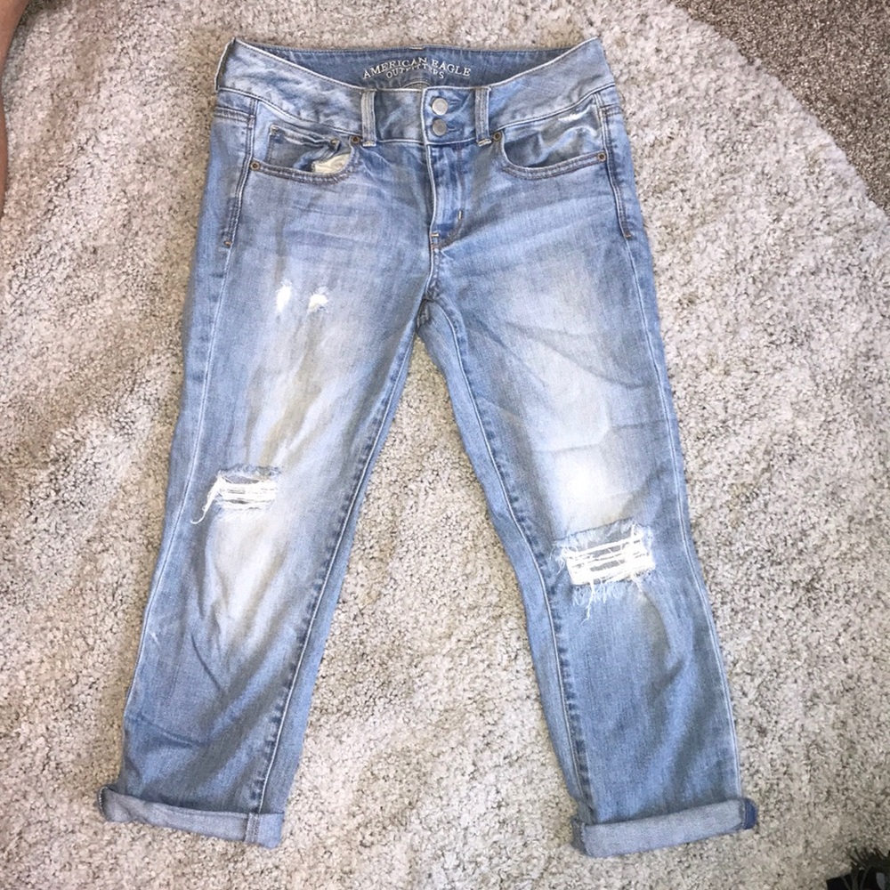 American Eagle Artist Crop Stretch Jeans